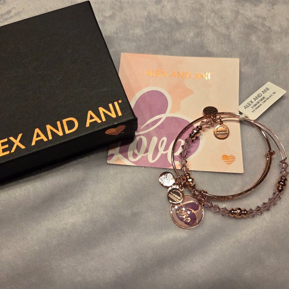 Alex and Ani Love 2 piece set